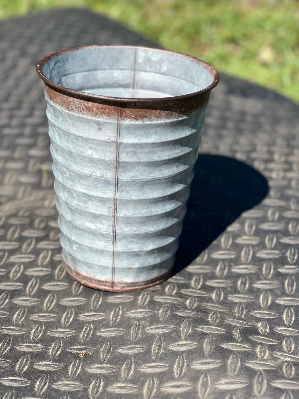 Hobby Lobby Table Decor Container Galvanized Metal Planter